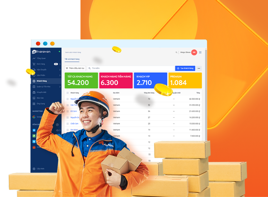 Kết nối Ahamove trên Website