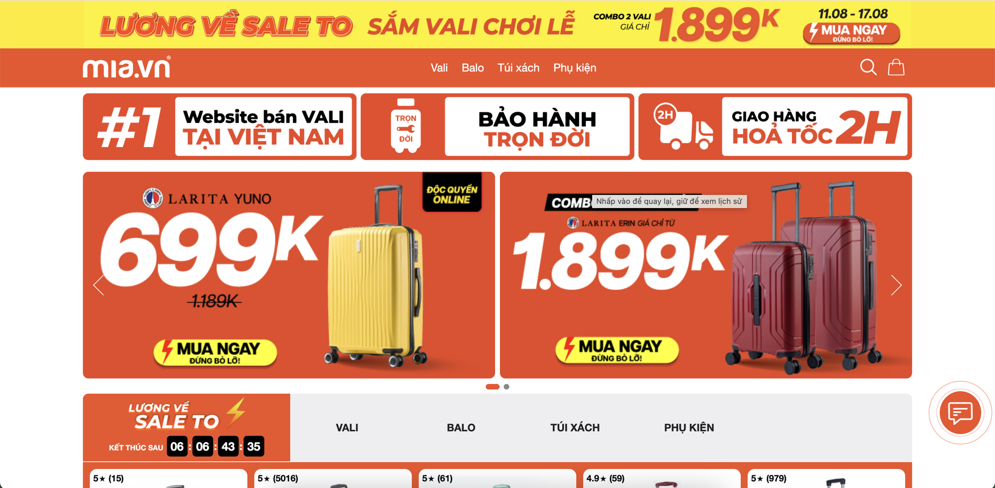 Câu chuyện khách hàng MIA.vn - Website