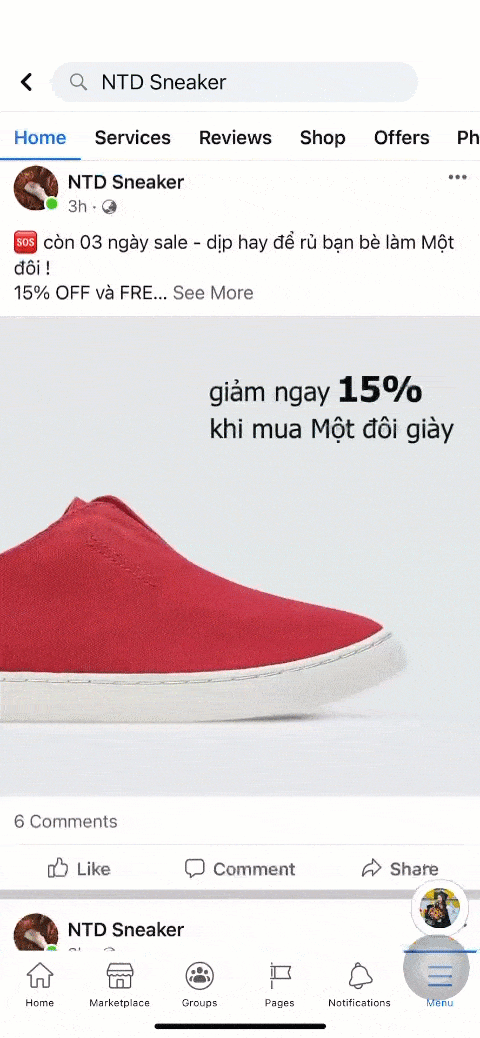 Tự động xin thông tin khách hàng