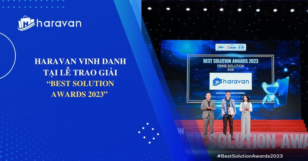 Website vinh danh tại lễ trao giải Best Solution Awards 2023 với 2 giải pháp vượt trội dành cho doanh nghiệp