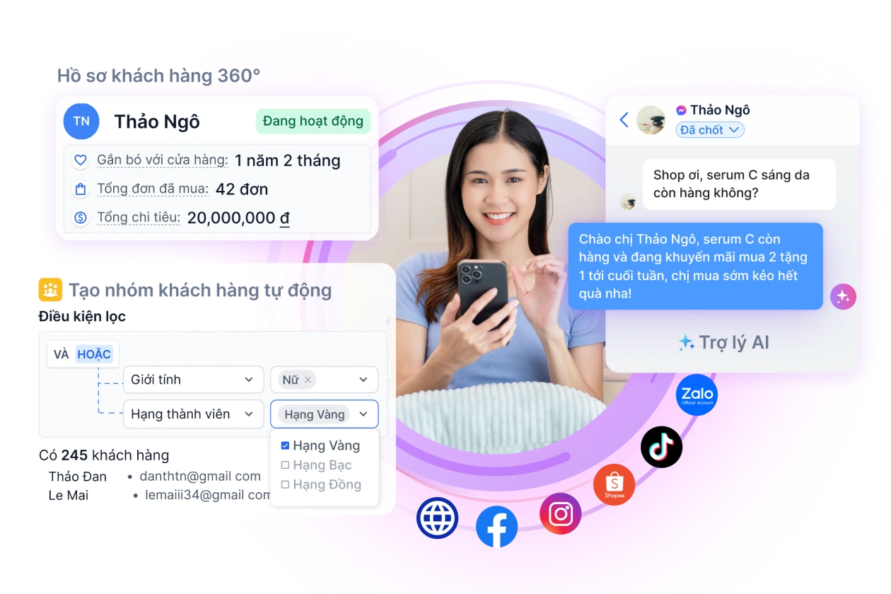 Giải pháp Omnichannel CRM Marketing