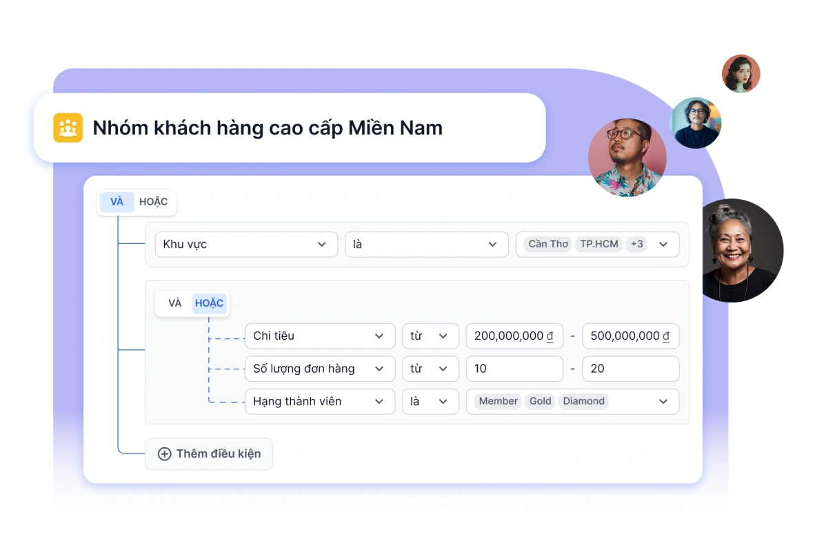 Nhóm khách hàng tự động
