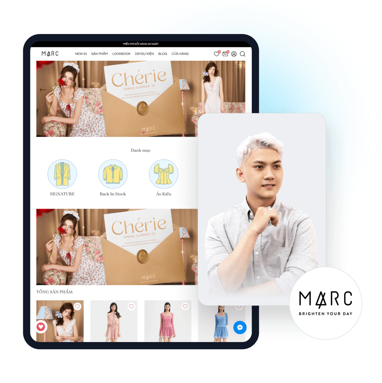 Câu chuyện thành công - Website