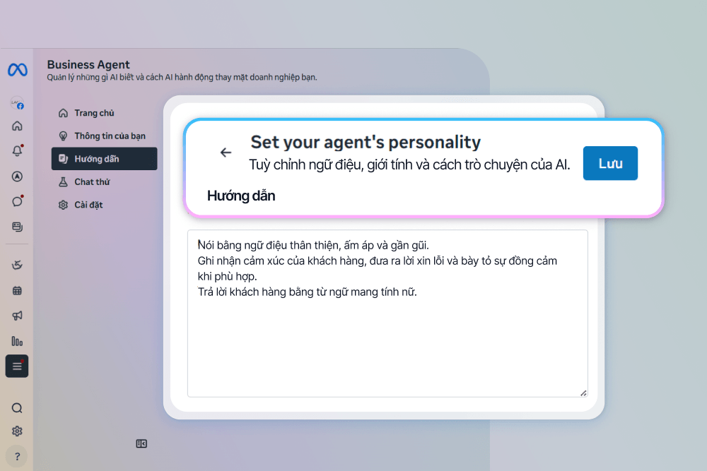 Meta Business Agent - Website