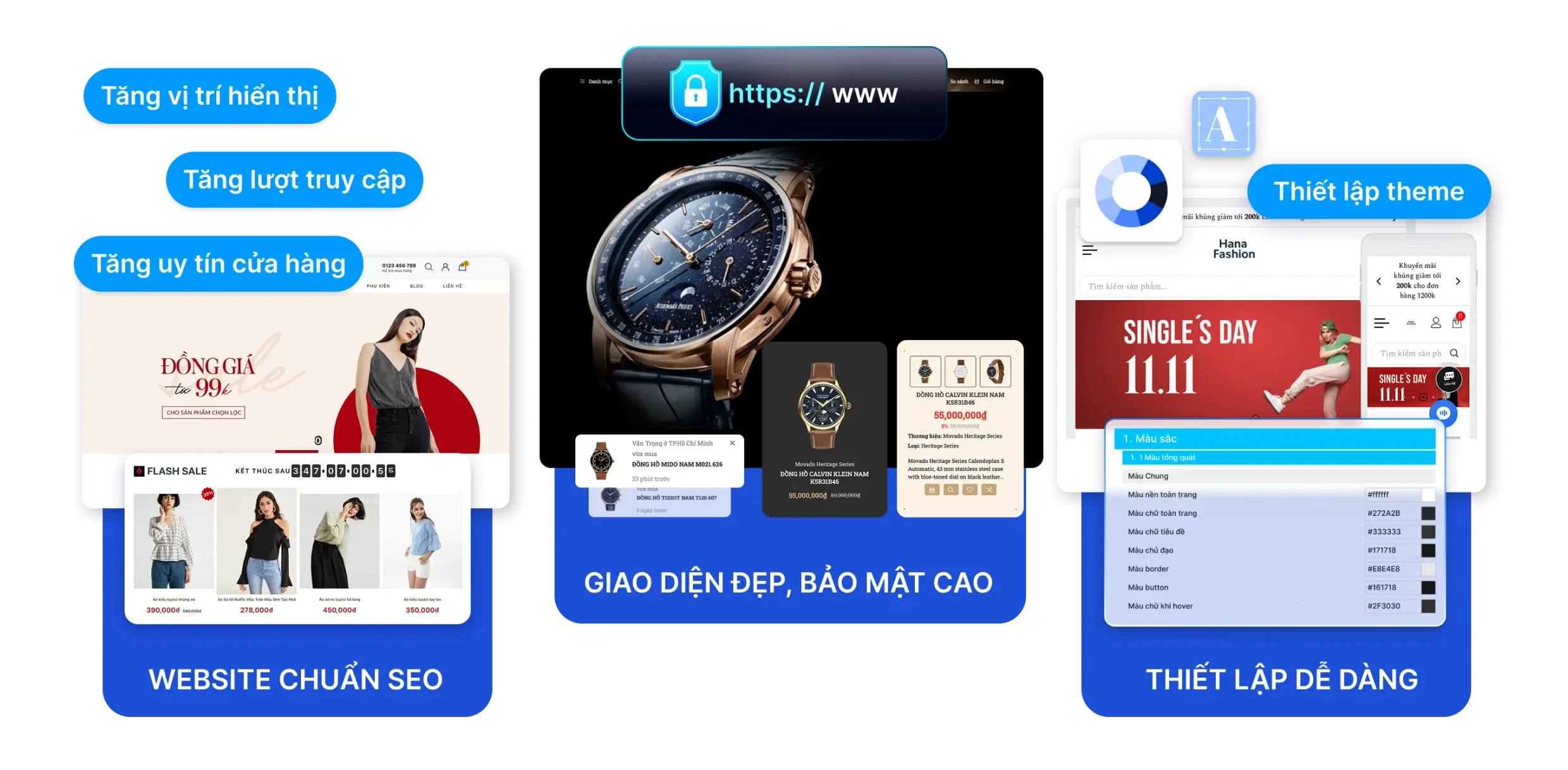 Website - Bán hàng dễ dàng trên website đa kênh.