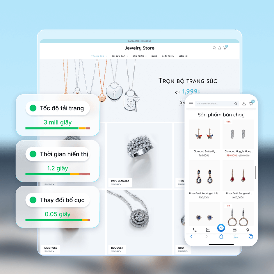 Website - Bán hàng dễ dàng trên website đa kênh.