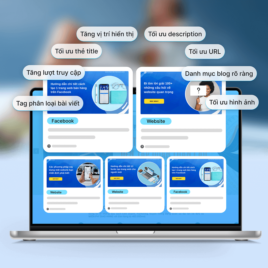 Website - Bán hàng dễ dàng trên website đa kênh.