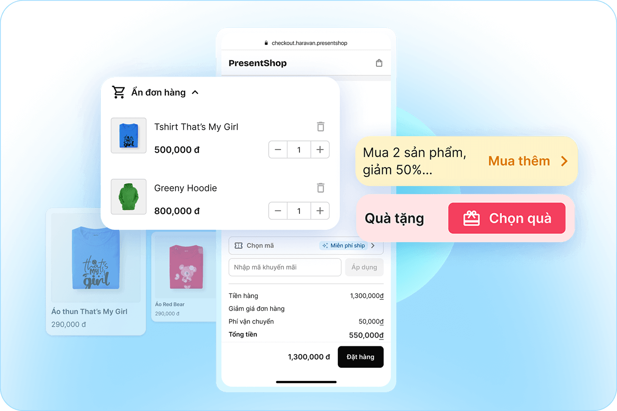 Website - Bán hàng dễ dàng trên website đa kênh.