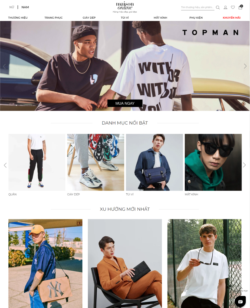 Câu chuyện thành công - Website
