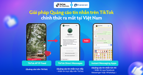 Quảng cáo Tin nhắn TikTok chính thức ra mắt tại Việt Nam - Bùng nổ doanh số mùa Tết cùng TikTok và Website